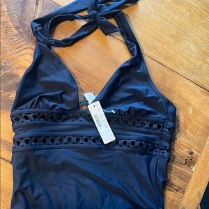 J. Crew Navy One Piece Swimsuit